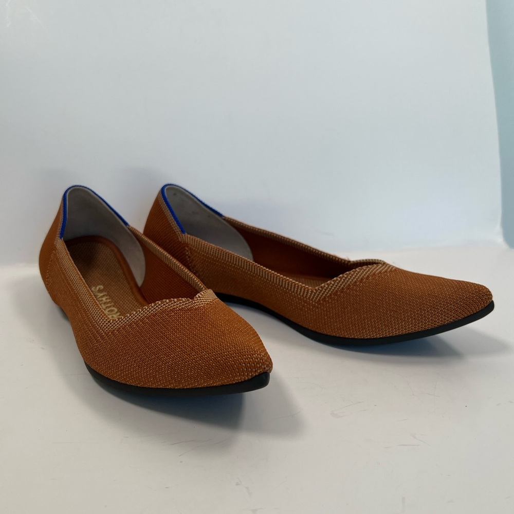 EUC! Rothy's The Point Orange WSize 6.5 - Picture 5 of 13